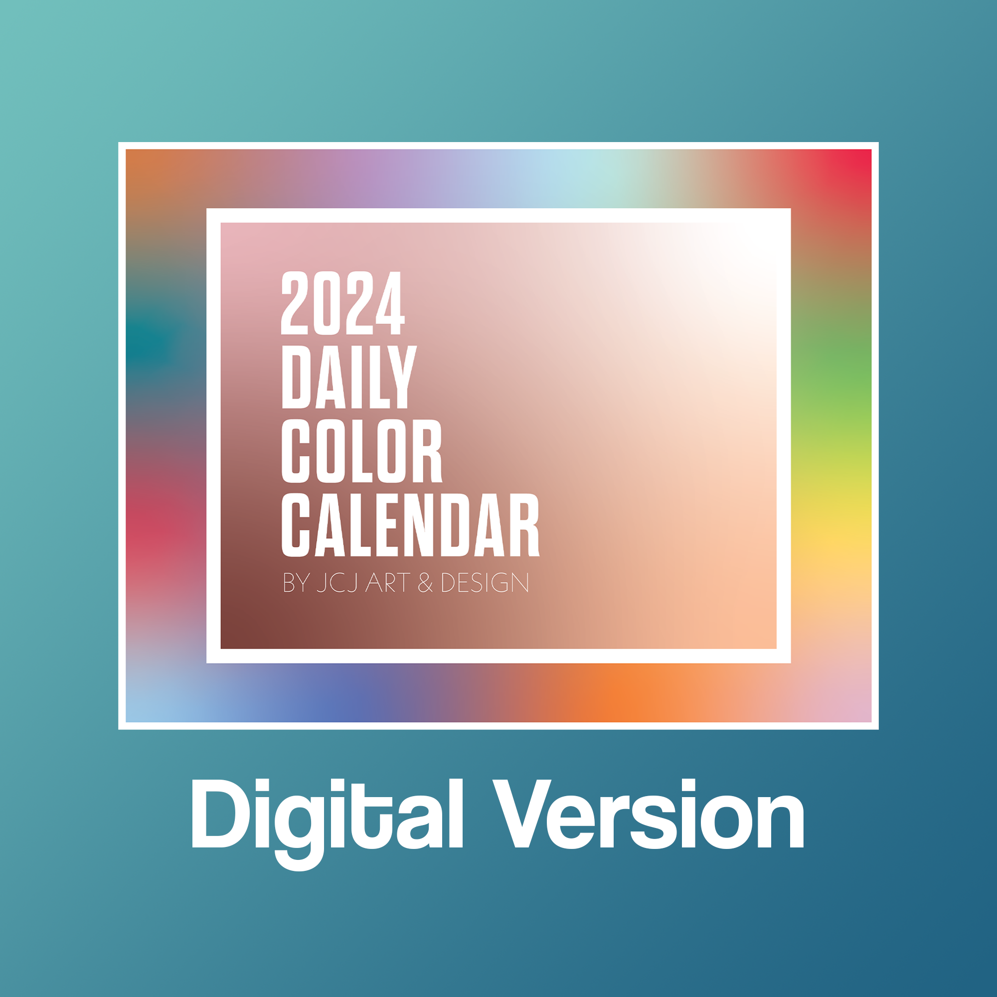 Digital Daily Color Calendar